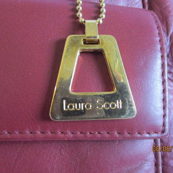 💖Laura Scott maroon purse 50% OFF this item - Picture 4 of 10